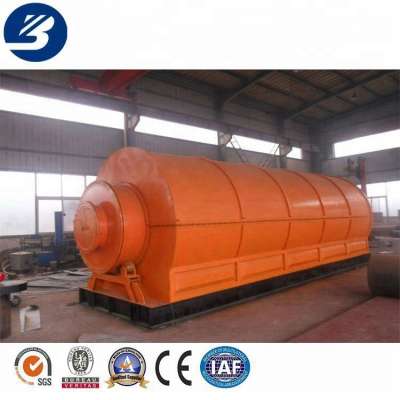 large scale old plastic pyrolysis to fuel oil refineries recycling plant