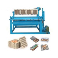 Egg Tray Making Machine apple tray Pulp Egg Tray Molding Machine  Recycled waste paper box machine for small business