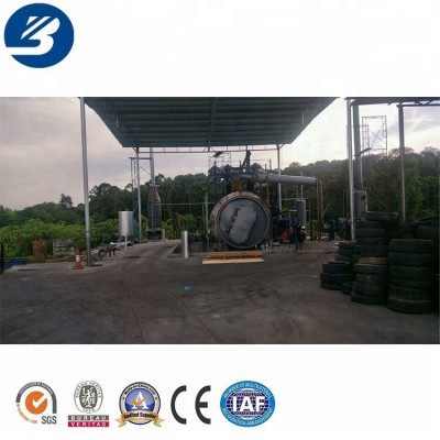 Waste plastic raw material pyrolysis manufacturer newest plant in korea